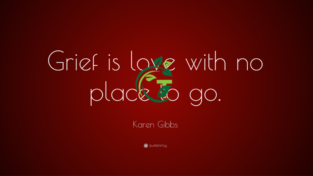 grief is love with nowhere to go